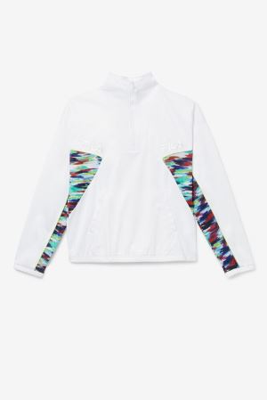 FILA Rally Track Jackets White / Multicolor,Mens Clothing | CA.MNBRXE203